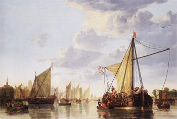Aelbert Cuyp : The Maas at Dordrecht